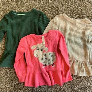 Long Sleeve Toddler Blouses
